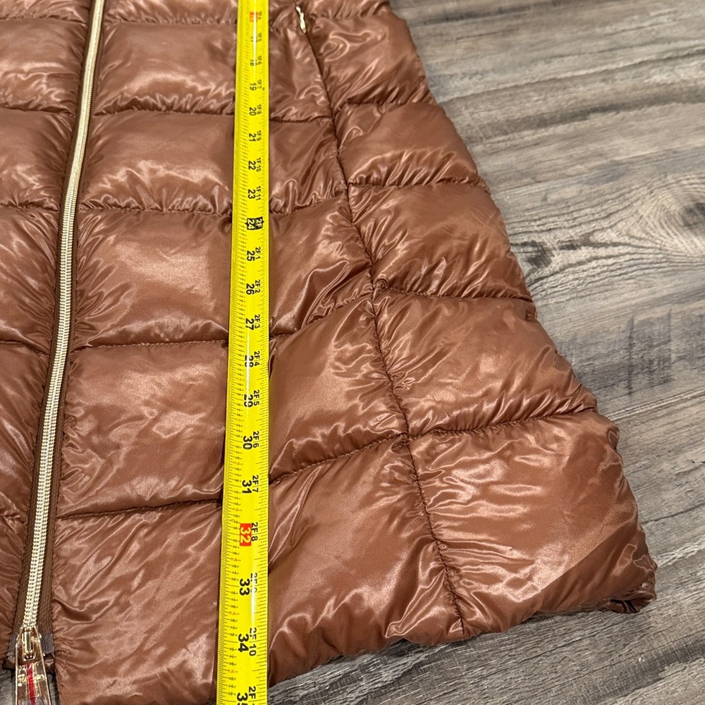 NWT Herno Ultralight Zip-Up Puffer Coat 44 US 8  Jacket Faux Fur Collar NEW! - Picture 14 of 16